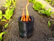 Wood Gas Stove - В действие